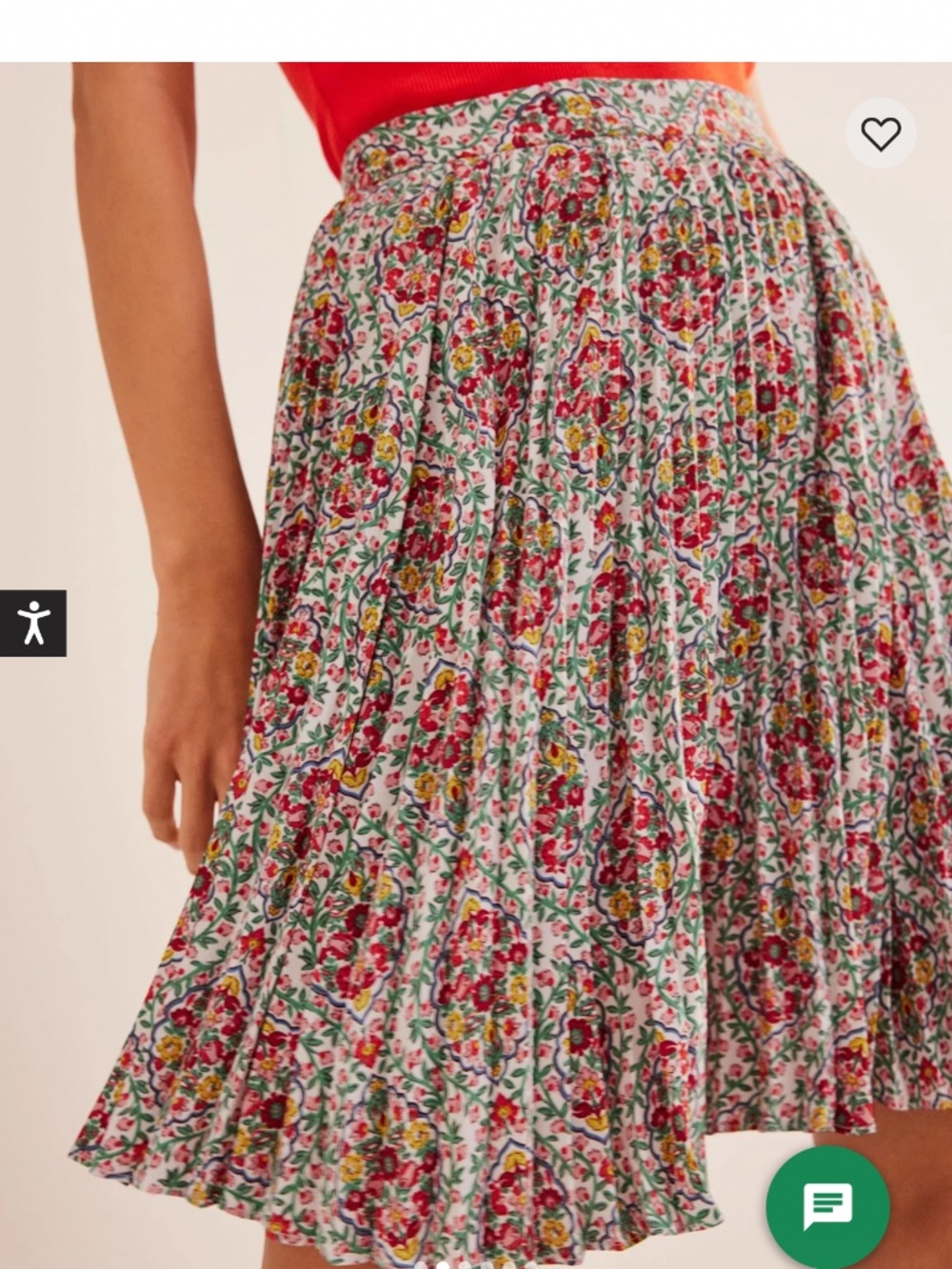 Boden floral skirt